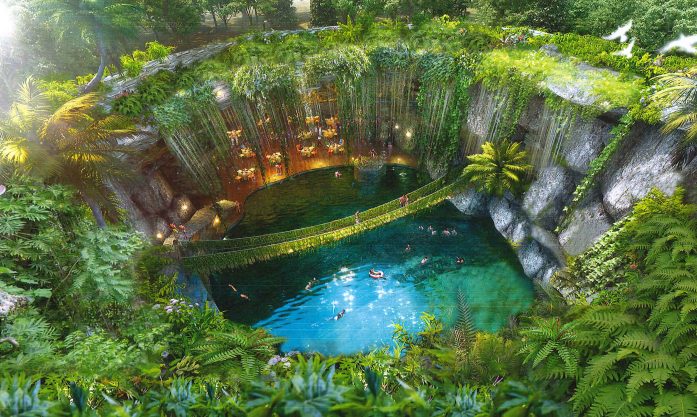 Rendering of the Cenote project