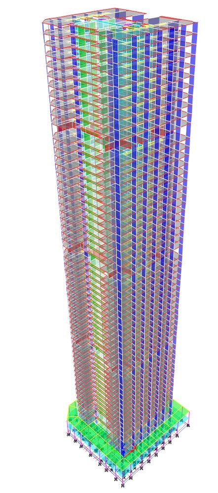 3D structural model of Ngo May Condotel